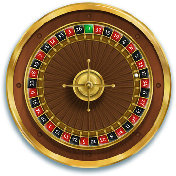 Digital png illustration of casino roulette on transparent background