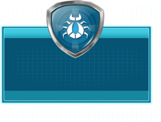 Digital png illustration of blue digital interface with copy space on transparent background