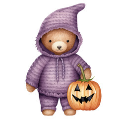Halloween teddy bear