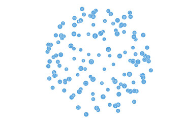 Digital png illustration of blue globe with digital icons on transparent background