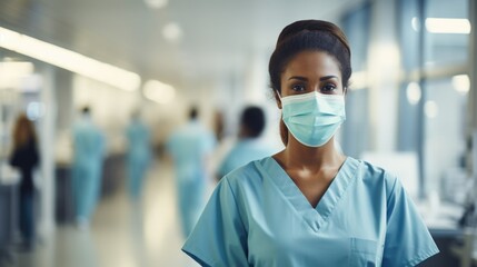 Fototapeta premium Surgeon portrait in health care