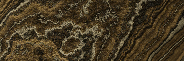 Brown weathered rock surface texture.