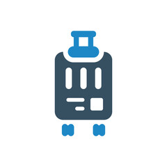Suitcase icon vector illustration