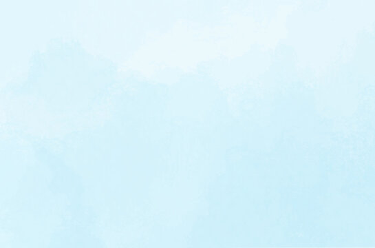 soft blue watercolor background © Nipaporn