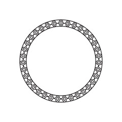 circle frame with line style 2