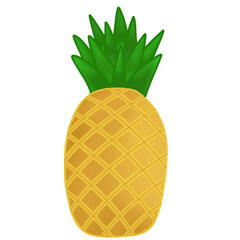 pineapple, fruit, white, food, leaf,bright, green, vegetarian, ripe, delicious, sweet