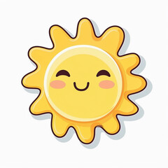 sun kawaii clip art