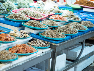 Fototapeta premium Seafood at the fish market