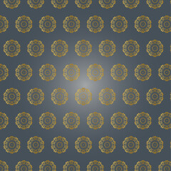 Wallpaper Pattern, gold Color, Vintage, Vector Illustration, gold pattern, oriental pattern