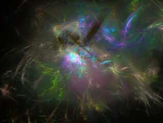 Imaginatory fractal abstract background Image