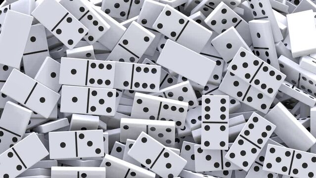 Domino Animation Transition Transparent Background Alpha Channel