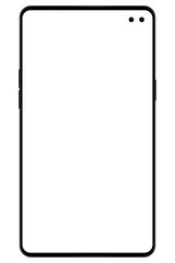 New luxury design smartphone mockup blank screen.
Phone mockup for business purpose.