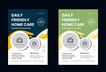 Home Care Services Flyer Templates