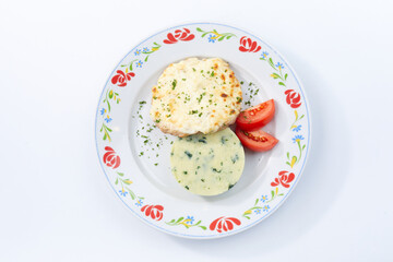 cutlet with mashed potato