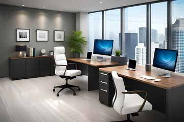 interior with desk