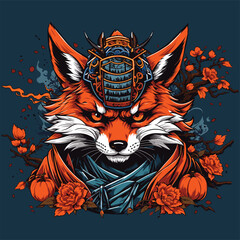 Ilustration The Fox Samurai 
