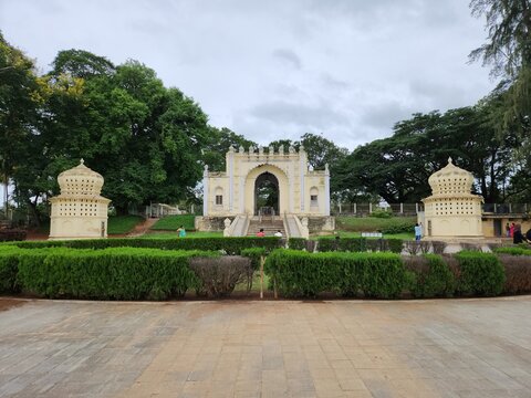 Srirangapatna , Karnataka India - July 26 2023: Tipu Sultan Summer Palace And Museum in Daria Daulat Bagh