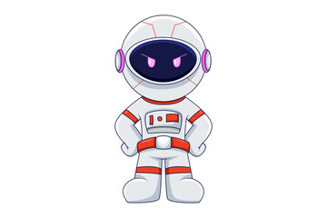 Obraz premium Little Astronaut Character Design Illustration
