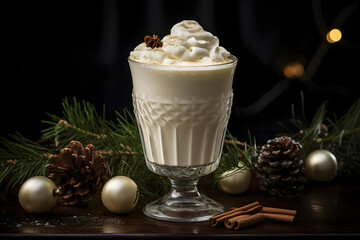 sweet, creamy Eggnog Milkshake