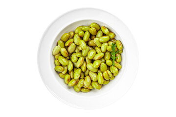 legumes edamame beans appetizer meal food snack on the table copy space food background rustic top view