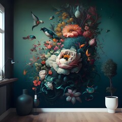 Obraz na płótnie Canvas beautifully designed digital wallpaper high res 
