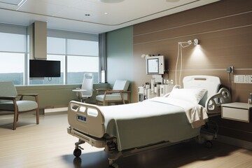 modern hospital room