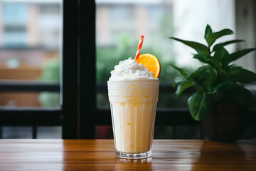 sweet, creamy Orange Creamsicle Milkshake