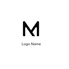 M logo vector art design.Monogram M LOGO 
