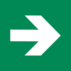 direction sign with right arrow 