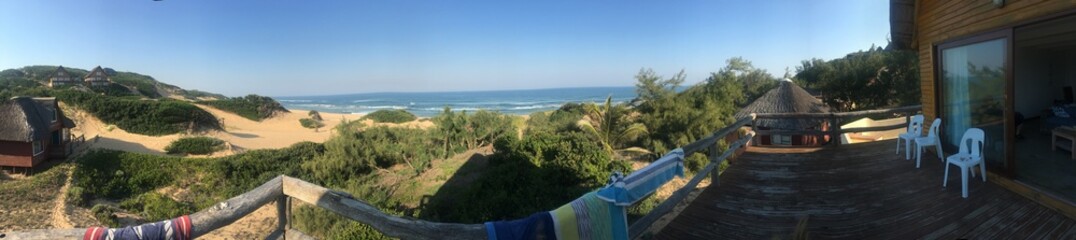 Sea view of beach in Mozambique - obrazy, fototapety, plakaty