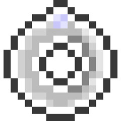 Pixel art wedding ring icon 2