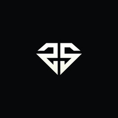 SS Diamond Logo Design. Letter S Logo
