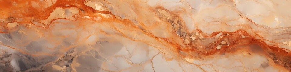 Fototapeta premium A beautiful organic stone texture background with black orange and white undertones. Interior design. Generative Ai