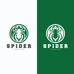 Spider Logo Vector Symbol Illustration Design