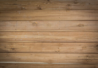 Fototapeta premium Brown wooden table for backgrund.