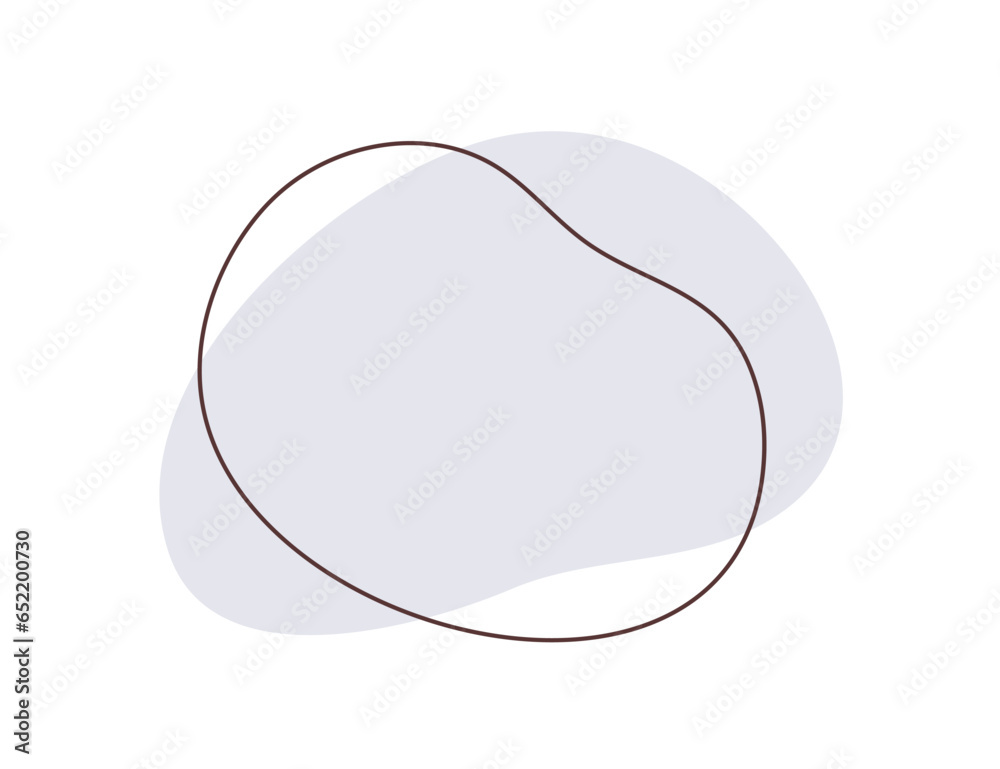Poster abstract organic shapes, text background. creative fluid flowing minimal simple elements. circled sp