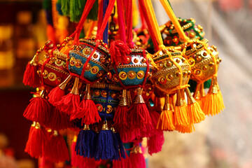 Blossoming Festivity: a Close-up of Festive Flower Decorations in Full Bloom