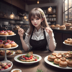 woman in the kitchen