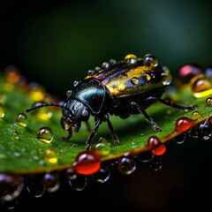 Black amoled and insects wallpaper photography
