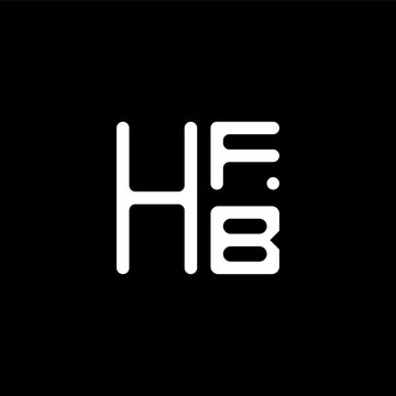 HFB letter logo vector design with modern shape and luxury icon design.