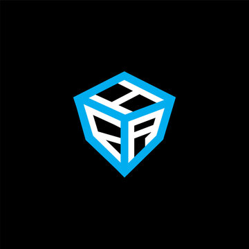 HFA letter logo vector design with modern shape and luxury icon design.