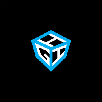 HGI letter logo abstract creative design. HGI unique design, HGI minimalist element design.	