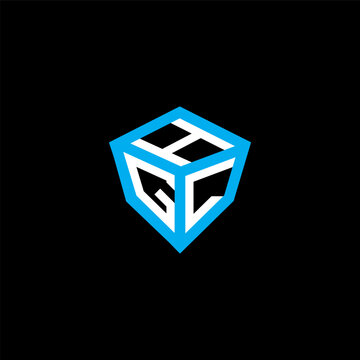 HGL letter logo abstract creative design. HGL unique design, HGL minimalist element design.	
