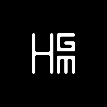 HGM letter logo abstract creative design. HGM unique design, HGM minimalist element design.	