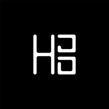 HJD letter logo abstract creative design. HJD unique design, HJD minimalist element design.	
