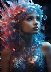 Neo Tokyo Cyberpunk Echoes Characters Generative AI