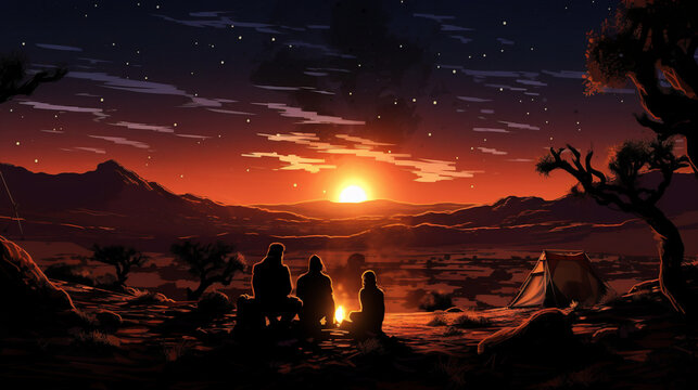 firecamp desert Generative AI