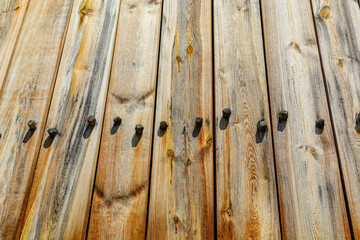 old brown rustic dark grunge wooden texture - wood Background banner - 652217384