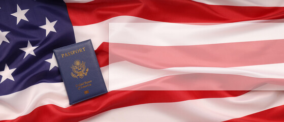 American Citizenship day. National holiday of America. USA flag. 3d illustration