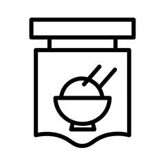 Dining Eat Food Outline Icon